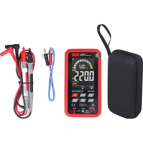 Multimètre numérique haute précision automatique mesure tension courant résistance continuité testeur électrique intelligent (1/5)
