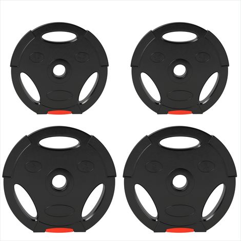 Haltères Kit de 4 disques de musculation avec triple poignée (1/5)