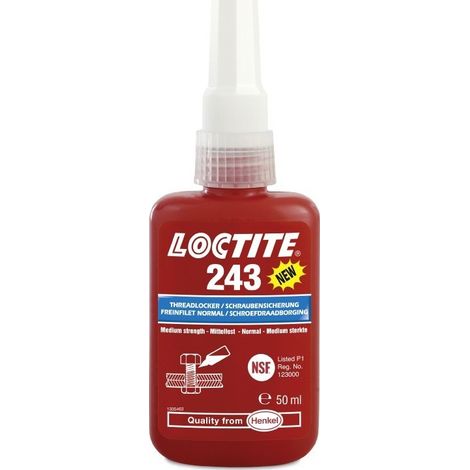 Frein Filet Loctite 243 Résistance Moyenne, Démontable - Henkel