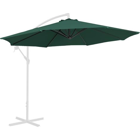 COPERTURA TELO DI RICAMBIO 3X3 PER OMBRELLONE DA GIARDINO TOP AIR 3 X 3 ROTONDO VERDE