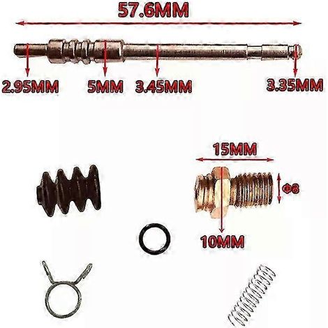 Kit de réparation de carburateur pour scooter Vespa LX125 LX 125 4T E3 (2006-2011) (1/5)