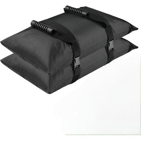 Sacs de sable pour lestage, paquet de 2 sacs de sable lourds et remplissables de 50 lb pour lester les bases de parasol, les supports de parasol de terrasse et en porte-à-faux et les meubles de jardin (1/5)