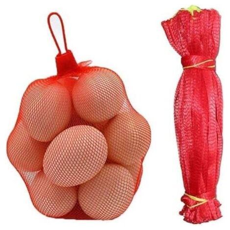 Sac Filet Réutilisable, 200 Pièces Sac Filet Légumes en Filet de Nylon, Filet d'Emballage de Fruits (1/4)