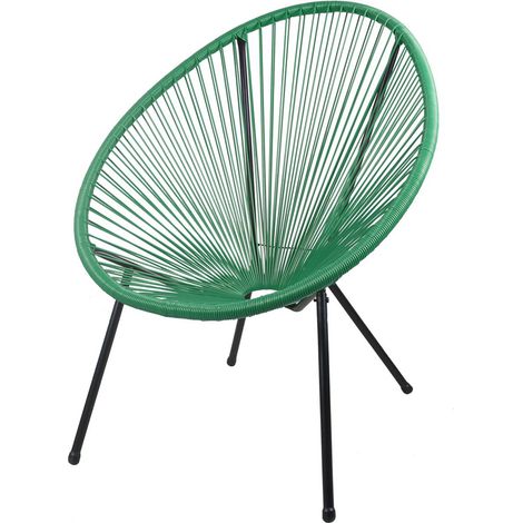 Relaxsessel 2er Set grün GARDA-120