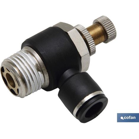 REGULADOR CÓNICO UNIDIRECCIONAL PARA CILINDRO T-4 R-1/8