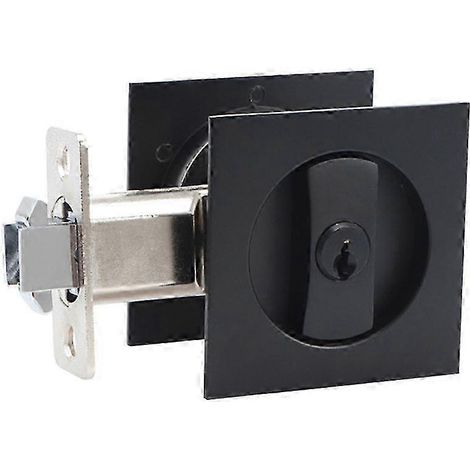 Serrure antivol à main pour porte carrée, verrou de confidentialité (1/5)