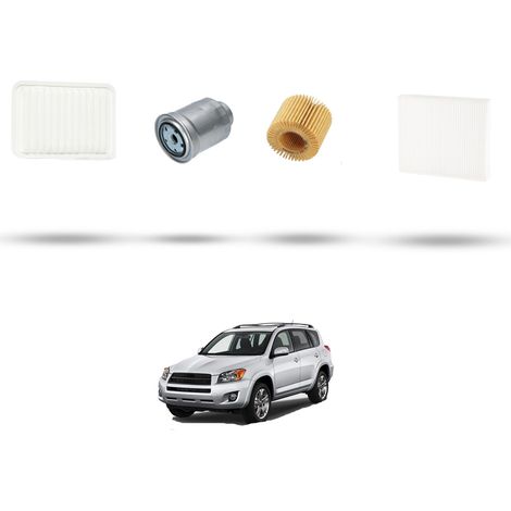 Kit tagliando 3 filtri compatibile con Toyota Rav IV 2.0 D4-D 91kw Dal 2012 (1/5)