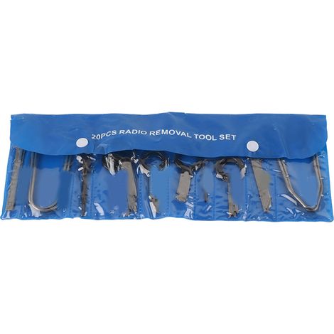 Ensemble d'outils de démontage audio de voiture de 20 pièces dans un sac bleu (1/5)