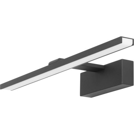 Nora - Lámpara para Espejo de Baño LED 39cm con Luz Neutra 4000K. Protección IP44 para Baños. Color Negro (1/2)