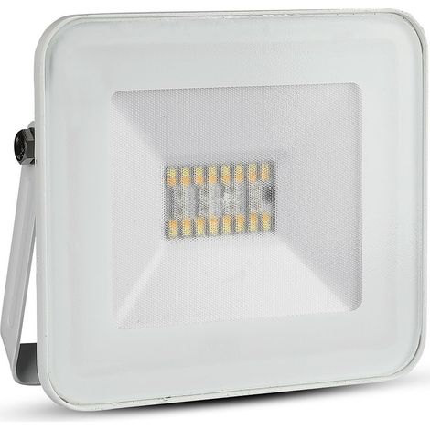 V-TAC Smart Home VT-5020 Projecteur LED 10W Bluetooth slim blanc RGB+3IN1 dimmable fonctionne avec smartphone - SKU 5984 (1/5)