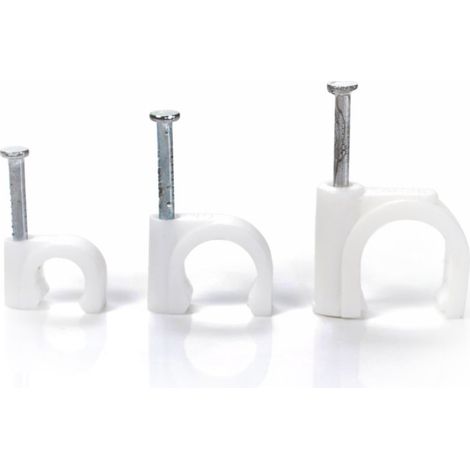 Soporte para cables con clavo para fijar cables Flop O16 (100 unidades)