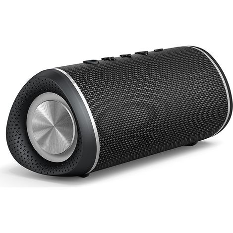 Enceinte Bluetooth Portable, 16W Haut Parleur Puissant Lumineuse, Bluetooth 5.3, Support 128Go TF Carte, Autonomie 10H avec Port AUX, pour Soirées, Randonnées, Voyage