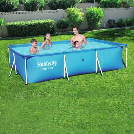 Piscina Rigida Rettangolare Fuori Terra cm 300x201x66 Steel Pro (1/2)