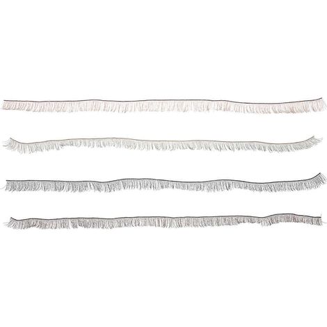 Lot de 4 faux cils pour poupées, accessoires de bricolage pour poupées-20.00X0.80X0.10CM
