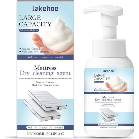 Jakehoe - Nettoyant pour matelas : produit d'entretien multifonction pour la maison, destiné à éliminer les taches d'huile et les salissures sur les matelas et les moquettes (1/5)