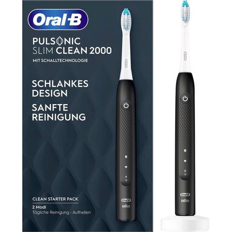 Oral-B Pulsonic Slim Clean 2000 Black 396208 Spazzolino da denti elettrico Nero (1/4)