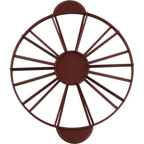 Tranche de Gateau 10 / 12 Pieces Diviseur Marqueur Part Egale Rouge Fonce (1/4)