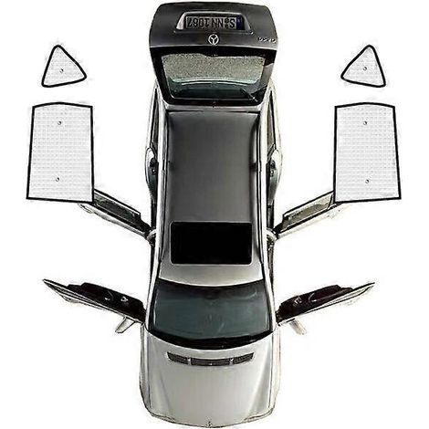 Pare-soleil latéraux pour Mercedes-Benz Classe A W169 (2005-2012) - Accessoires pour pare-brise - Protection solaire anti-UV - Visière pour vitres arrière (1/5)