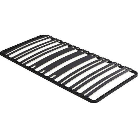 Rete a doghe  90x190cm 15 doghe 3 zone supporto lombare rinfor. Senza piedi Nero - CERRISI di YSMÉE