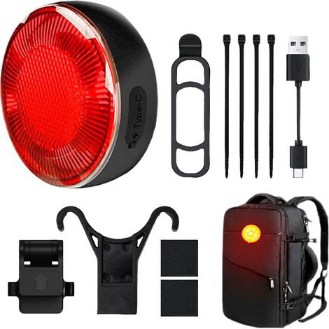 Éclairage Vélo À LED, Lumières Cyclisme avec Détection (1/5)