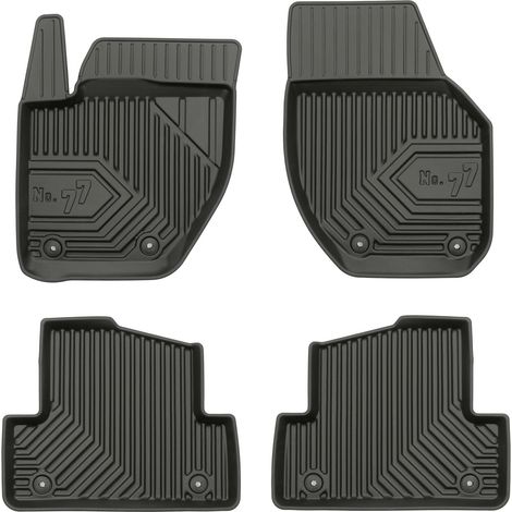Tapis de Sol de Voiture pour Volvo V40 II 2012-2019 TPE Antidérapant Noir 4Pcs (1/5)