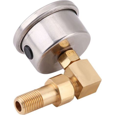 Jauge De Pression De Carburant - Manomètre Rempli De Liquide - Pour Moteur Turbo Haute Performance - 1 Pièce (1/5)