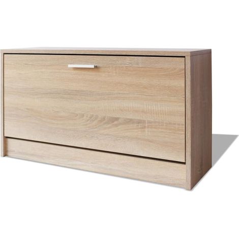 Banc à chaussures 80 x 24x45 Chêne (1/5)