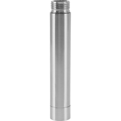 Tubo di prolunga per doccia in acciaio inox da 10 cm (4 pollici) per soffioni doccia a mano, adatto all'uso in bagno. (1/5)