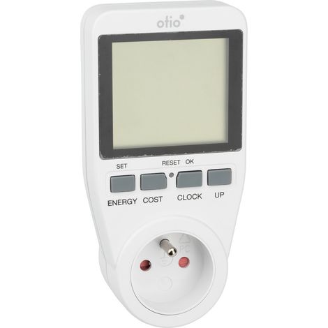 Contrôleur de consommation électrique - tarifs paramétrables - Blanc - Otio (1/5)
