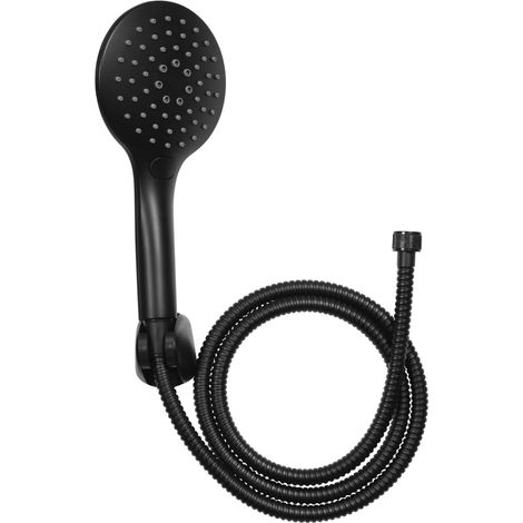 Cornat Handbrause-et Noir 3 Strahlarten schwarz Handbrause (1/5)