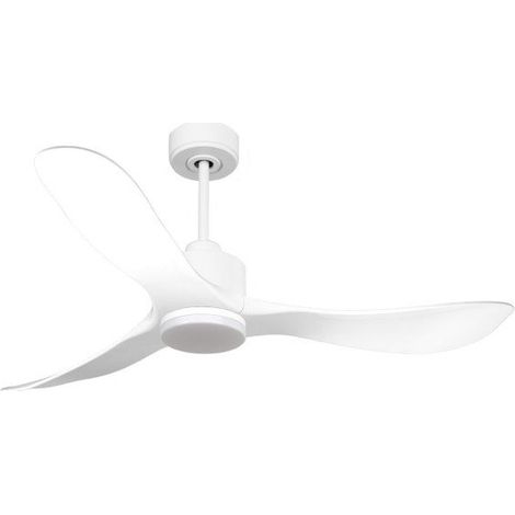 Modulo de KlassFan - Ventilateur de plafond DC  Led Blanc pales blanches thermostat idéal 10 à 15 m² KlDC4SlimP3WiL1WiSlim