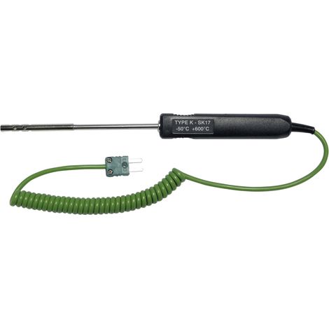 Sonde de température Chauvin Arnoux SK 17 de type K à air, Maximum 600 °C ( Prix pour 1 )