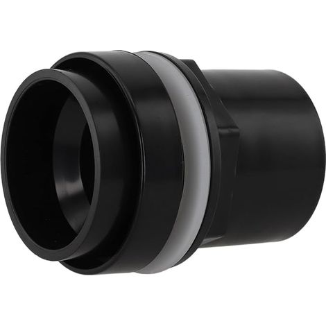 Connecteur de réservoir fileté en PVC pour système de filtration de bassin à poissons avec joint et écrou 50 mm (1/5)
