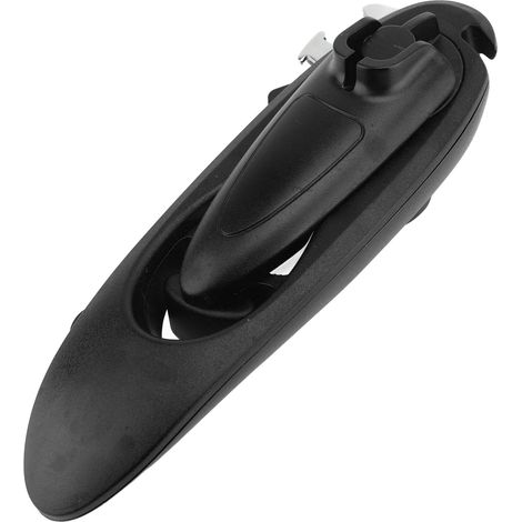 Ouvre-boîte manuel polyvalent 8 en 1 sans effort poignée rotative bord lisse aimanté ouvre-bouteille coupe sacs camping acier inoxydable plastique noir (1/5)