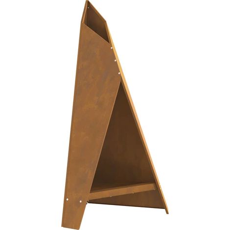 Braise Marron 58 x 40 x 100 cm Acier résistant aux intempéries CFW215828 (1/5)