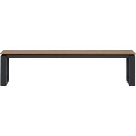 Martinus banc de jardin 180x36 cm décor noyer.