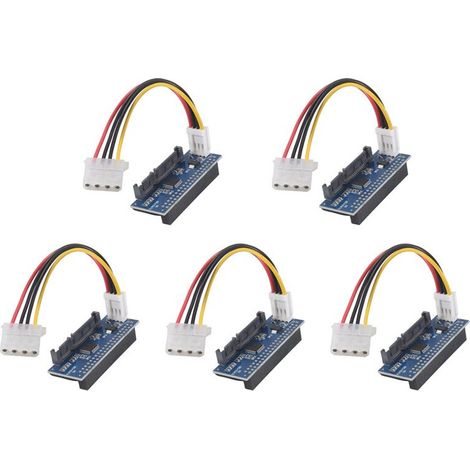 Adatto per adattatori da IDE a 5 porte a hard disk da 3,5 pollici, convertitore di interfaccia per hard disk da IDE a PATA, da IDE a IDE a 22 pin.