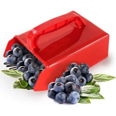 Ramasseur et Collecteur de Myrtilles, Outil de Ferme de Jardin à Main avec Peigne Métallique, Poignée Ergonomique, Pelle à Râteau à Baies pour Canneberges, Airelles et Myrtilles(1pcs) (1/5)