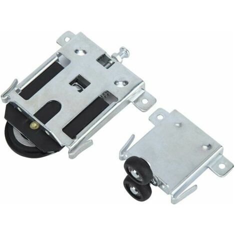 Pièces de rechange coulissantes de poulie convexe de roue de rouleau de porte de placard pour la roue de fenêtre de porte d'accessoires à la maison (1/5)