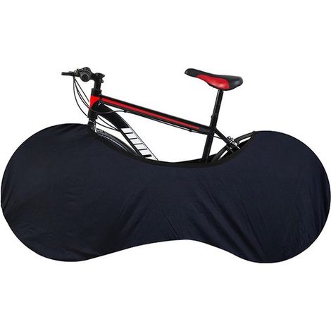 Funda antipolvo para bicicleta de montaña，funda para rueda de bicicleta de carretera，protección solar para bicicleta，negra (1/5)