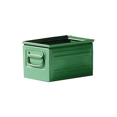 Boîte de transport gerbable acier taille 4 vert L140xP200x130 mm