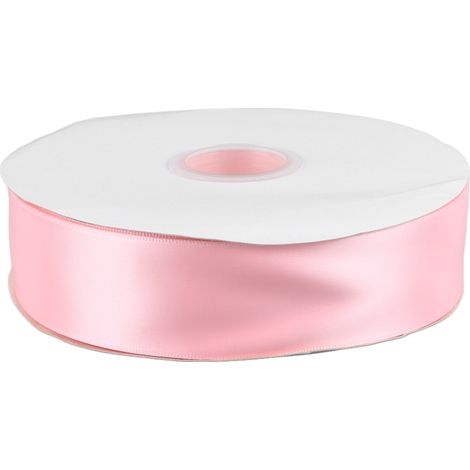 Rubans magnifiquement emballés dans une boîte cadeau ruban en polyester haute densité de 4 cm, rose 154, idéal pour l'emballage de bonbons et de gâteaux de mariage. (1/5)