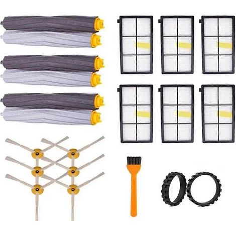 Pour IRobot Roomba Kit Series 800 860 865 866 870 871 880 885 886 890 900 960 966 980 – Brosses and Filtres (1/5)