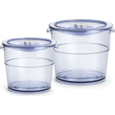 MagicVac 2 Vakuumbehältern EXECUTIVE 2,0l und 4,0l rund