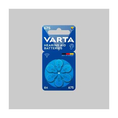Pila per acustica rayovac 675 blister 6 pezzi conf. da 10 cf