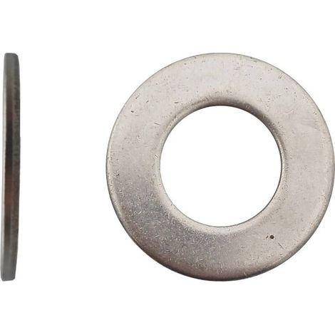 100 Rondelles Plates Moyennes M12 mm - NFE 25514 - Inox A4 - D-Work