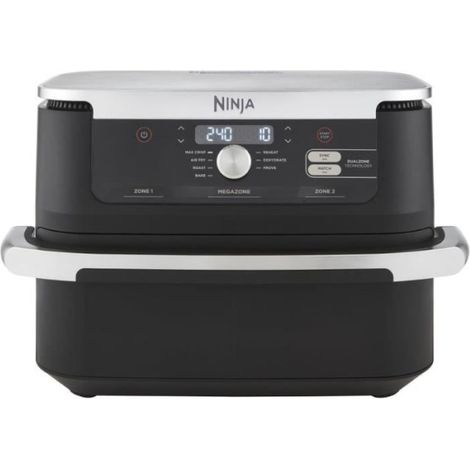 Ninja – Friteuse sans huile 10,4 L – Technologie Dual Zone pour cuisson simultanée – Puissance élevée pour cuisson rapide – Noir (1/10)