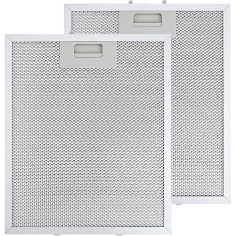 2 pièces 305 x 267 mm Filtre Hotte Aspirante pour Hotte Aspirante AEG Blancs Grande Capacité de Stockage d'huile Résistance aux Hautes Températures Pièce de Rechange 5 Couches (1/5)