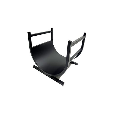 CARRELLO PORTALEGNA IN FERRO COLORE NERO CM. 43X36X39H