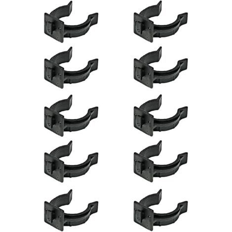 Crochets pour socle de cuisine – Lot de 10 pièces – Installation rapide – Matériau ABS pour organisation efficace (1/5)